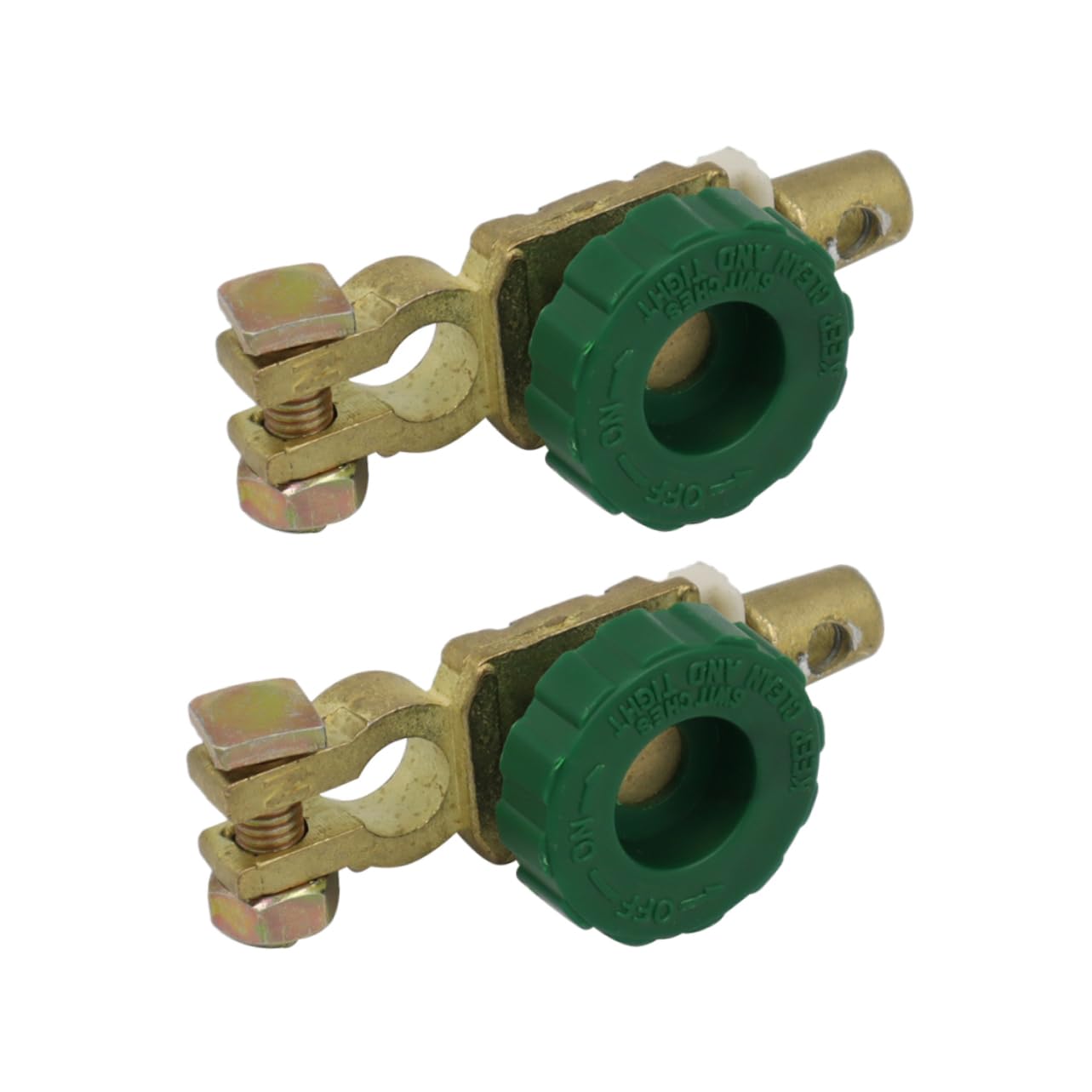 PRETYZOOM 2Pcs Battery Cutoff Switch Disconnect Switch for Boat Battery Plated Easy Operation Reliable Power Shutdown for Battery Protection