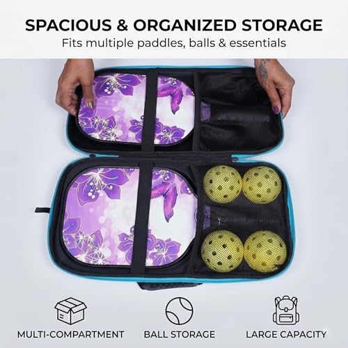 Image of KNK Pickleball Paddle Bag - Ultimate Protection, Spacious Design, and Lightweight for On-The-Go Players