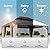 SUNSHINE VALLEY 12'x16' Hardtop Gazebo, Permanent Aluminum Outdoor Gazebo with Galvanized Steel Double Roof & Gutter System, Heavy Duty Patio Pavilion Canopy with Netting and Curtains for Deck, Garden