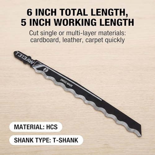 Tellfeel T313AW3 Knife Edge Jigsaw Blades