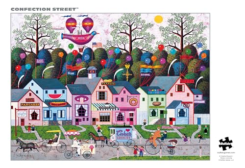 Buffalo Games - Silver Select - Charles Wysocki - Confection Street - 1000 Piece Jigsaw Puzzle for Adults - Challenging Puzzle Perfect for Game Nights - Finished Size is 26.75 x 19.75 - image 5