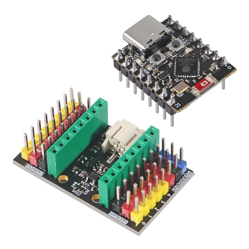 Image of AITRIP 2 Sets ESP32-C3 MINI Development Board ESP32 Super Mini Development Board ESP32-C3 Development Board WiFi Bluetooth with Expansion Board for Arduino