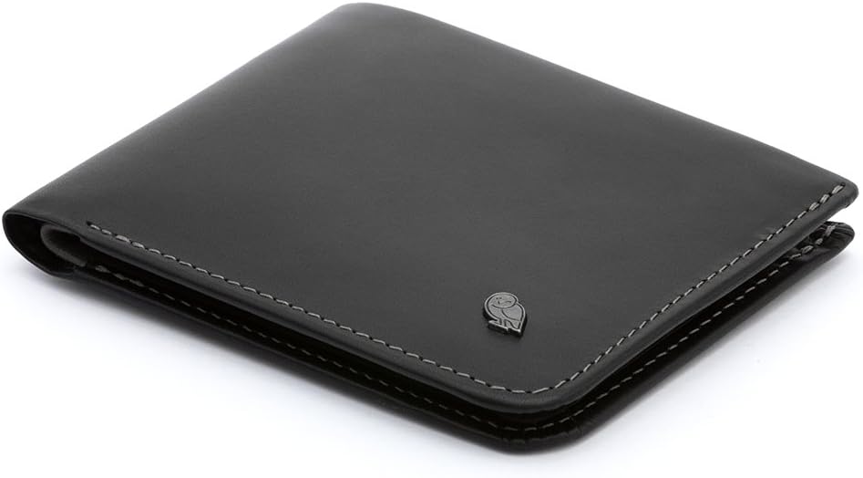 Hide & Seek Wallet (slim leather bifold design, RFID blocking, holds 5–12 Cards with a hidden section) - Black