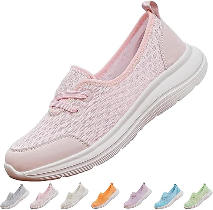 2025 Women's Soft Sole Mesh Comfort Orthopedic Shoes, Orthopedic Shoes for Women Slip Ons