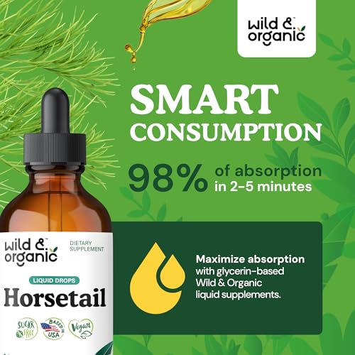 Wild & Organic Horsetail Herb Tincture