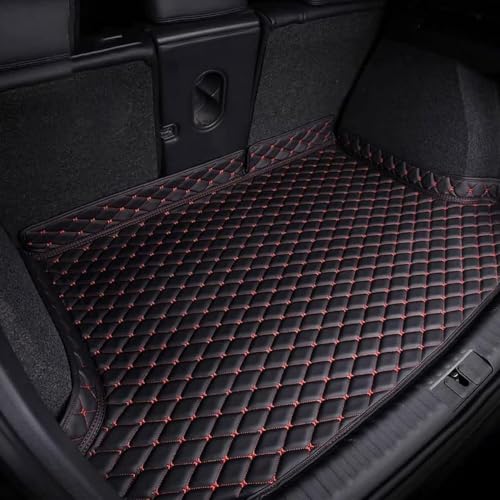 JIANHUANB Car Cargo Liner for Jaecoo 7 J7 2023-2025, All-Weather Trunk Floor Mat Non-Slip Waterproof Durable Rear Cargo Tray Easy to Install Accessory,BlackRed