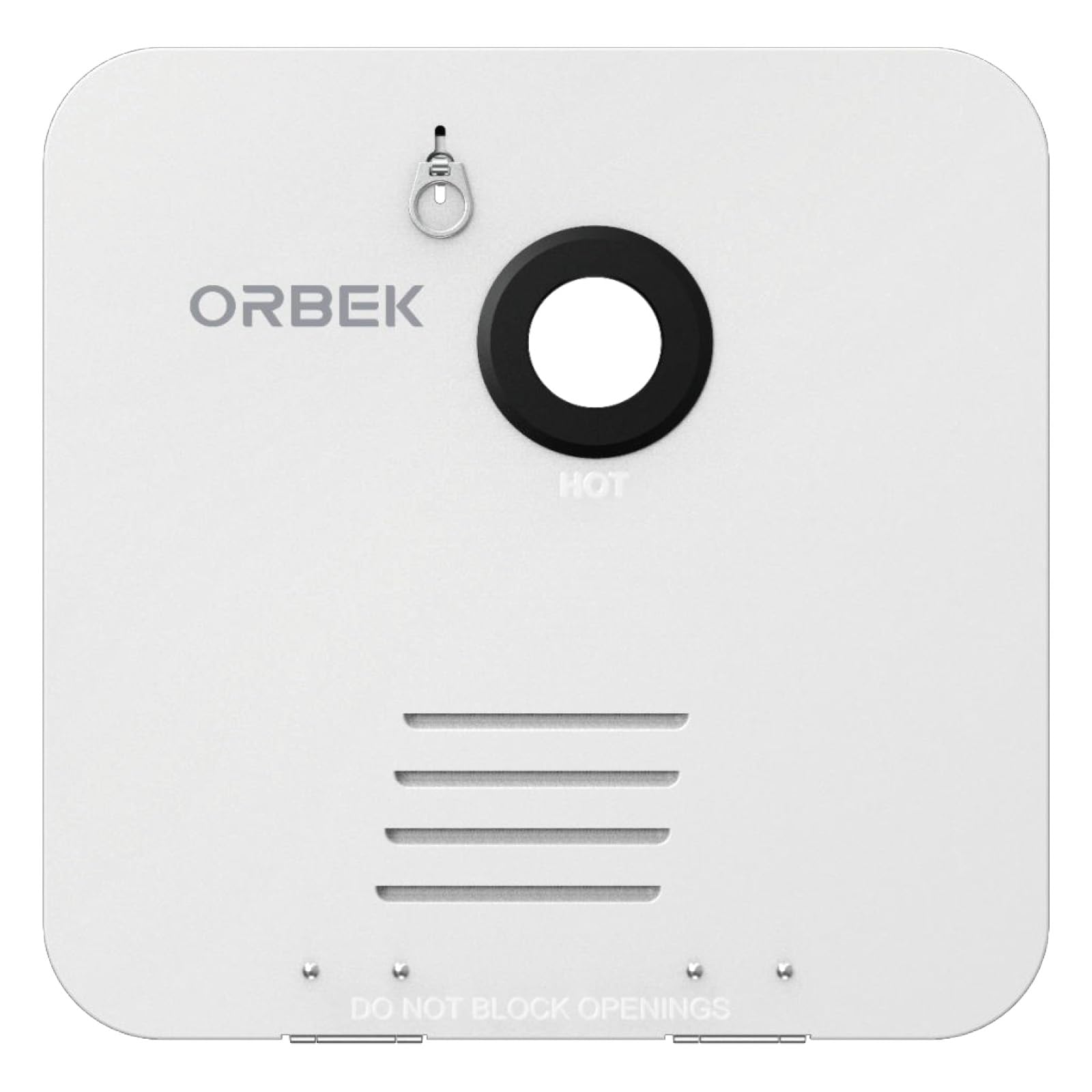 ORBEK 15 x 15 in RV Water Heater Door &amp; Flange, White