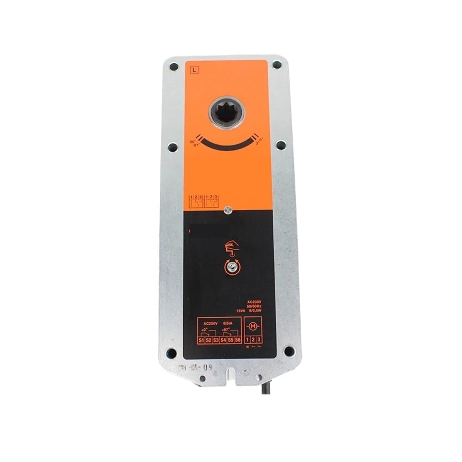 BE230-12 40Nm AC230V Open/close Damper Actuator 90° for HVAC