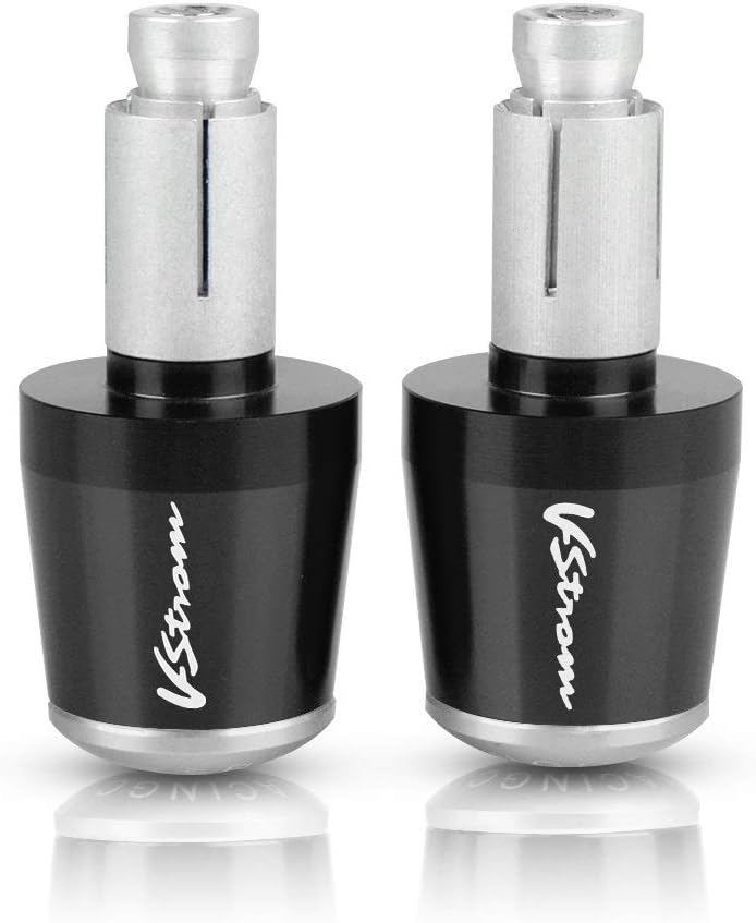 SCUUBE Handlebar Plug for Suzuki V-Strom 650/DL650 250/DL250 V-Strom 650 DL1000/V-STROM 7/8" 22MM Handle Bar Ends Motorcycle Handlebar Grips End Cap Anti Vibration (Color : G)