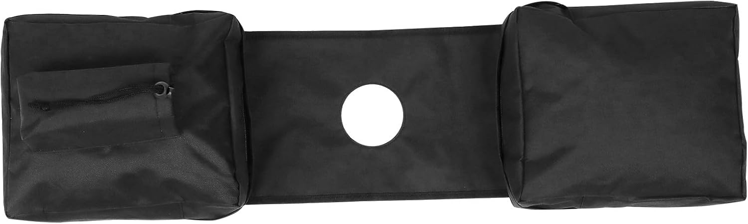 Motorcycle Waterproof Front Storage Bag Atv Utv Off-road Saddle Bag Black Outdoor Riding Tank Pouch Compatible with Powersports Vehicles