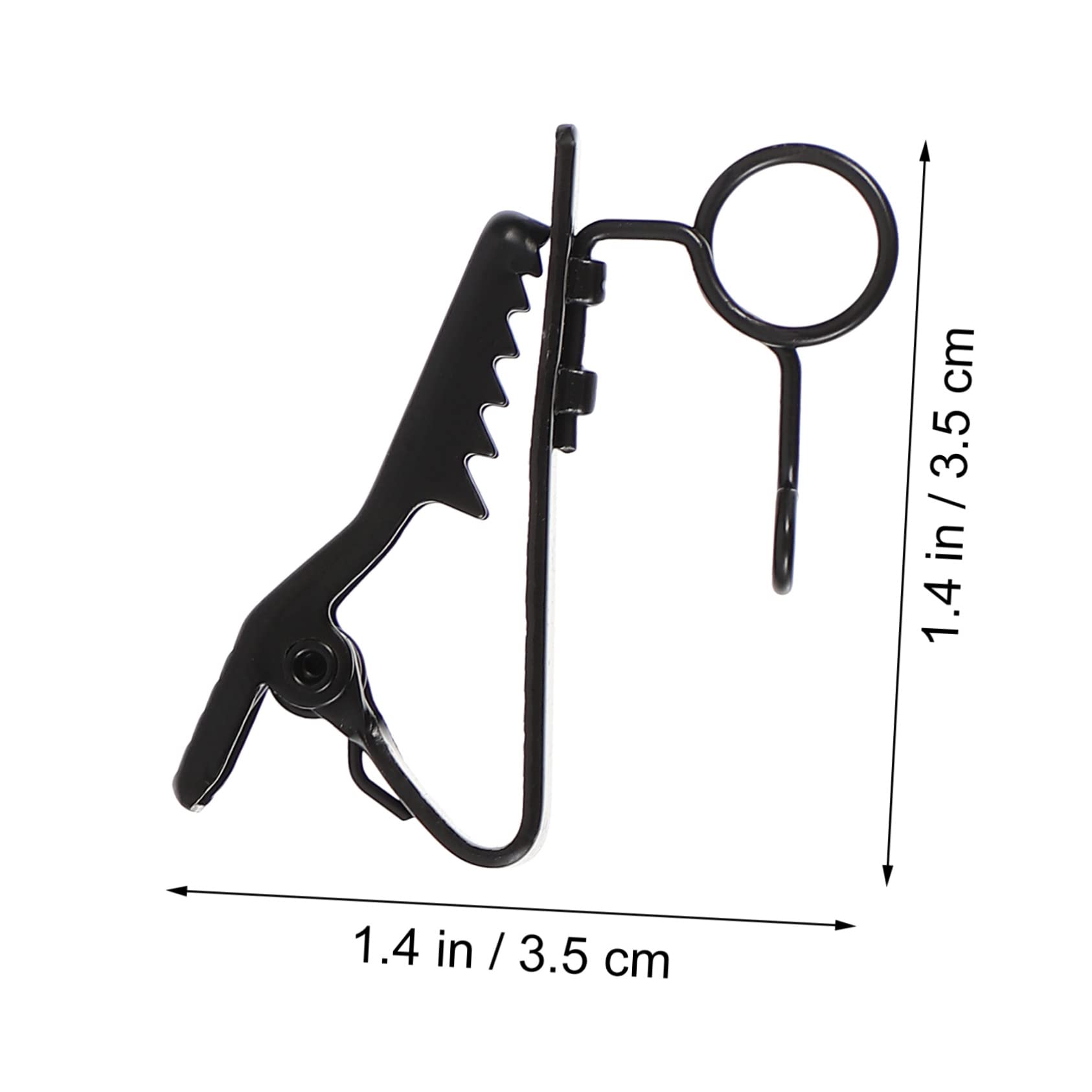 FUNOMOCYA 10Pcs Iron Microphone Clips for Lavalier Microphones Durable and Easy to Attach to Clothing for Conferences Performances and Events Practical Fixing Clips for Secure Use