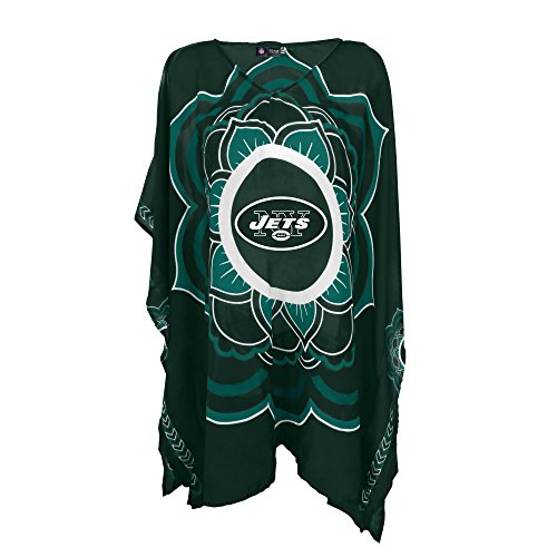 image for Littlearth NFL New York Jets Caftan, Green, One Size Fits Most