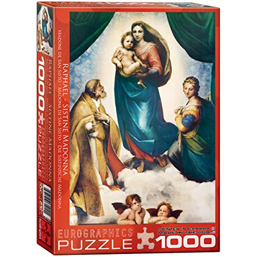 EuroGraphics Sistine Madonna by Raphael 1000 Piece Puzzle (6000-1211)