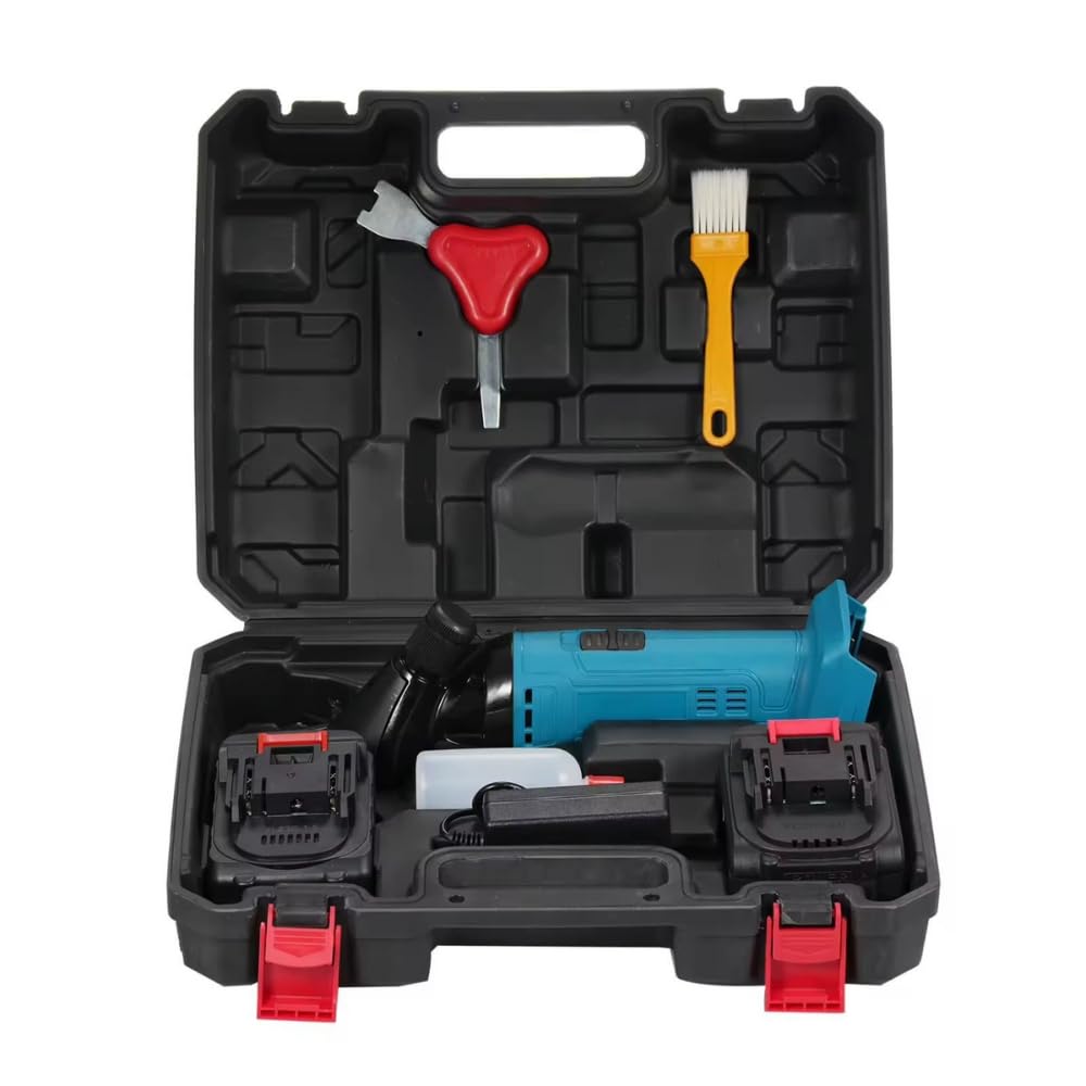 A.M.C. Tosatrice per Pecore Professionale Tosatrices per Pecore Tosatrice Elettrica A Batteria 6 Velocità Regolabili con 2 Batterie per Pecores Capre Alpaca E Bovini