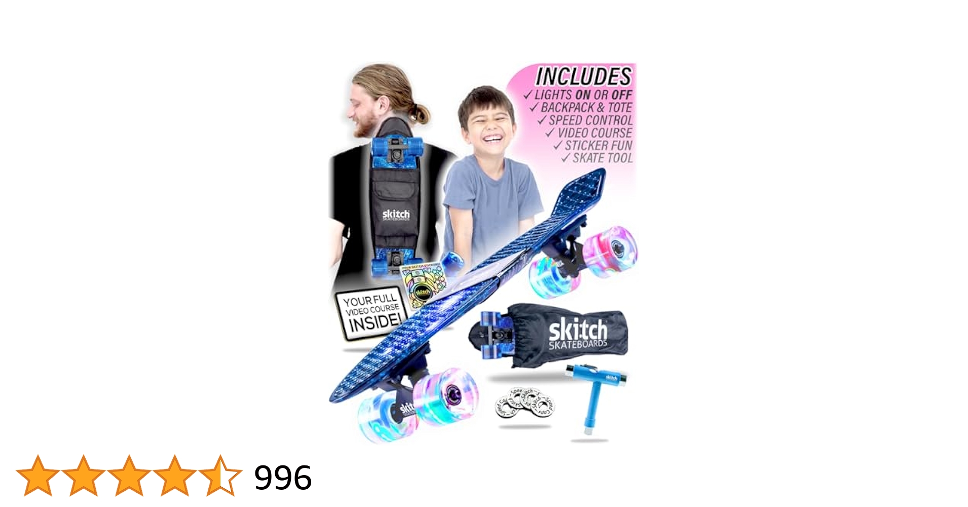 Amazon | Skitch Complete Skateboards初心者のためのギフト