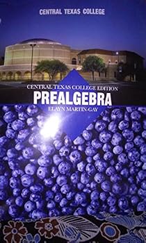 Paperback Central Texas College Pre Algebra Book