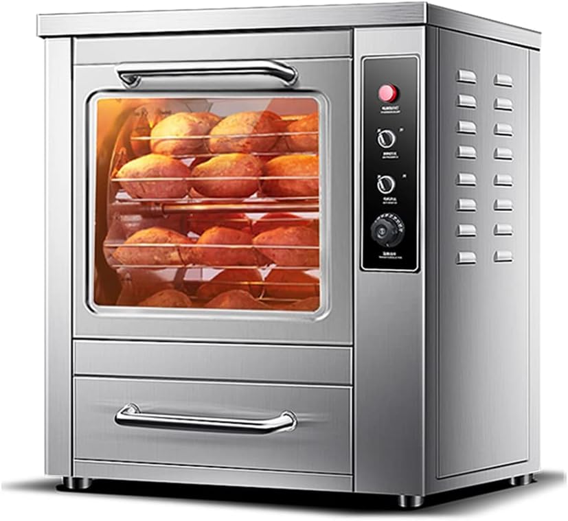 Automatic Roasted Sweet Potato Machine, Commercial Street Electric Stove Corn Potato Oven Vertical Desktop Sweet Potato Machine