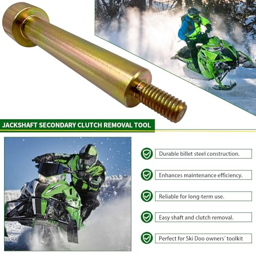 Image of Jackshaft Secondary Clutch Removal Tool Billet Steel for Ski Doo XP QRS Jackshaft 2008-2024