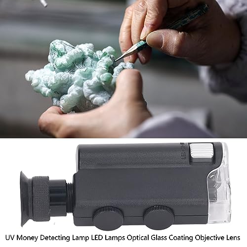 Image of Topyond Gemological Portable Microscope with 200x to 240x Optical Zoom and UV Light Digital Microscope Handheld for Jewelry Appraisal