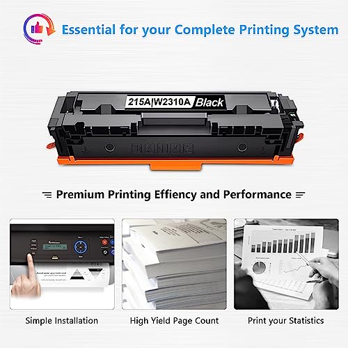 Prime (215A with Chip) 215A Black Toner Cartridge 2 Pack | Replacement for HP 215A Black Works with Color Laser Pro MFP M182n, M182nw, M183fw, M182, M183; Color Laser Pro M155,... - Image 6