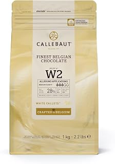 Callebaut Belgium White Callets with 28% Cocoa Solid 1 kg