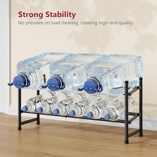 Image of Tajsoon Expandable Shoe Rack for Closet 2 Tier, 28 inch-41 inch Adjustable & Stackable Shoe Shelf Storage, Metal Shoe Rack Organizer for Front Door Entrance, Closet, Garage, Entryway, Black