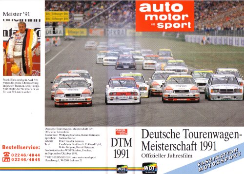 Preisvergleich Produktbild DTM 1991 Deutsche Tourenwagen-Meisterschaft - Offizieller Jahresfilm