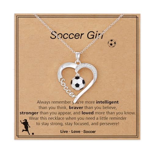 Volleyball/Softball/Basketball/Baseball Necklace Gifts for Girls, Sport Accessories Birthday Christmas Jewelry for Her 16+3 Inches