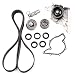 cciyu Timing Belt Water Pump with Gasket Tensioner Bearing Fits 1998-2005 Audi A4 Quattro A6 Quattro Volkswagen Passat 2.8L V6 DOHC AHA ATQ