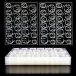 480PCSTransparent False Nails Stickers 20 Sheets Double-Side Glue Nail Sticker for Nail Art Waterproof Adhesive Nail Tab Breathable Sticky Tabs for DIY Nail Art Decoration