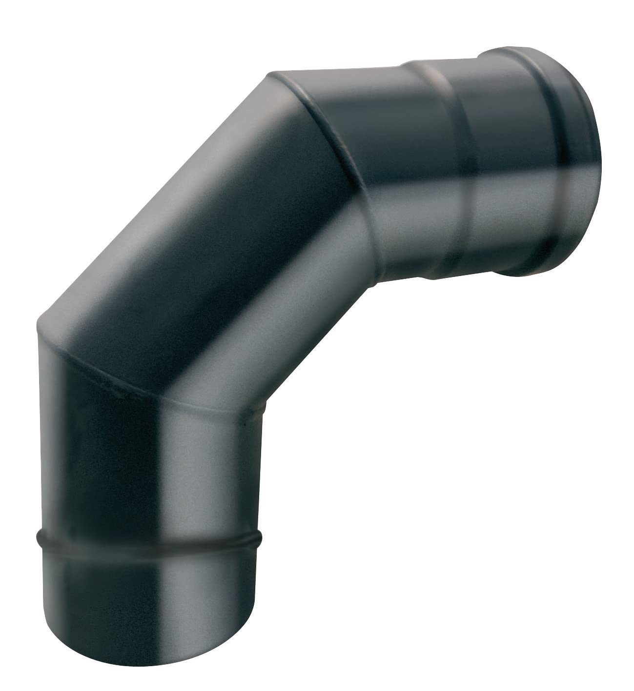 Canna Fumaria Kit Tubi Stufa a Pellet DN 80, Canale da Fumo con Elementi Componibili Rigidi in Acciaio al Ferritico, Nero Opaco, Spessore Minimo 8/10mm, Conforme Standard Marcatura CE | Brico Kit