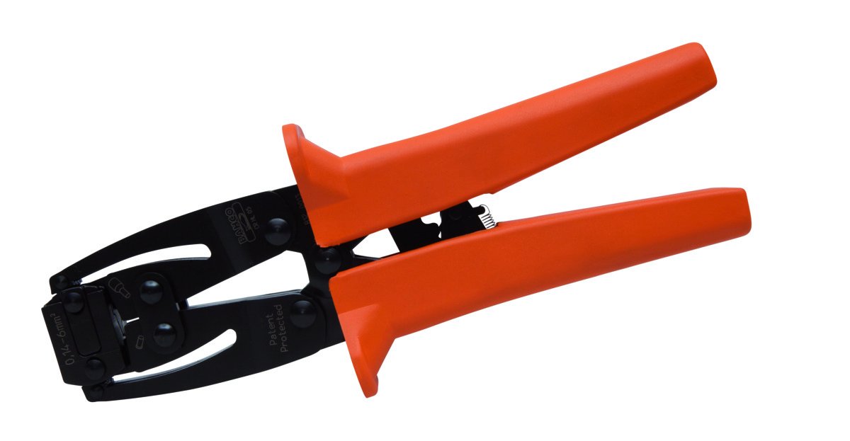 Tubular Terminal Pliers, Orange, 0,25 a 6 pulgadas