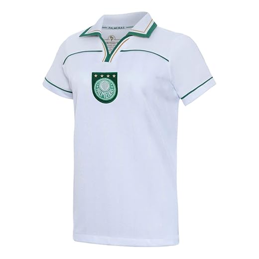 CAMISA PALMEIRAS RETRO 1999 FEM BRANCO
