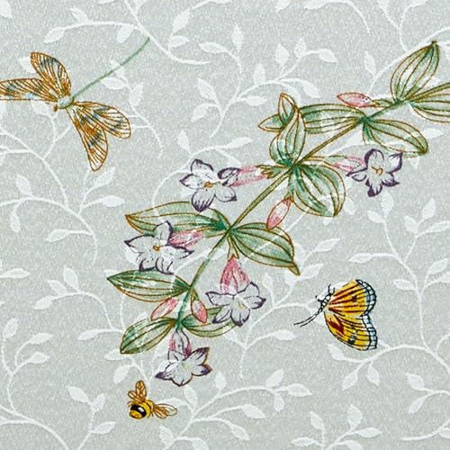 Lenox Butterfly Meadow Damask Tablecloth, Multicolor, 60" W x 120" L by Lenox - Used condition - Image 3
