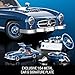 Mattel Brick Shop Hot Wheels Premium Series Building Set, Mercedes-Benz 300 SL with 1600 Pieces, Realistic Details and Metal Parts, Adult Collectors