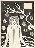 Young Woman Surrounded by Briars Lightning and Roses (1893) Poster Print by Aubrey Vincent Beardsley (18 x 24)