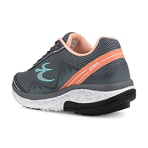 G-DEFY Mighty Walk Women’s Orthopedic Walking Shoe | VersoShock Technology for Pain Associated with Running | Prolonged Standing | Arch Support | Diabetic Shoes | Wide Shoes | Free Custom Orthotic4
