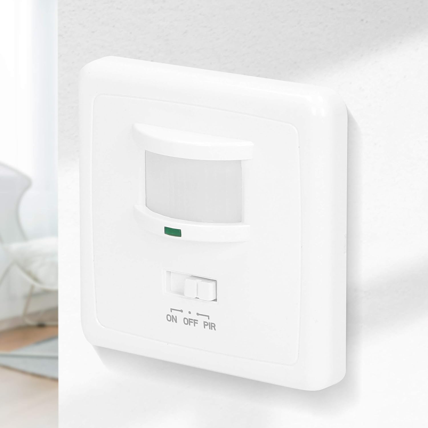ORNO CR-205 Détecteur de Mouvement pour Boîtier Électrique Ø60 Compatible LED 1200W 3 Fils