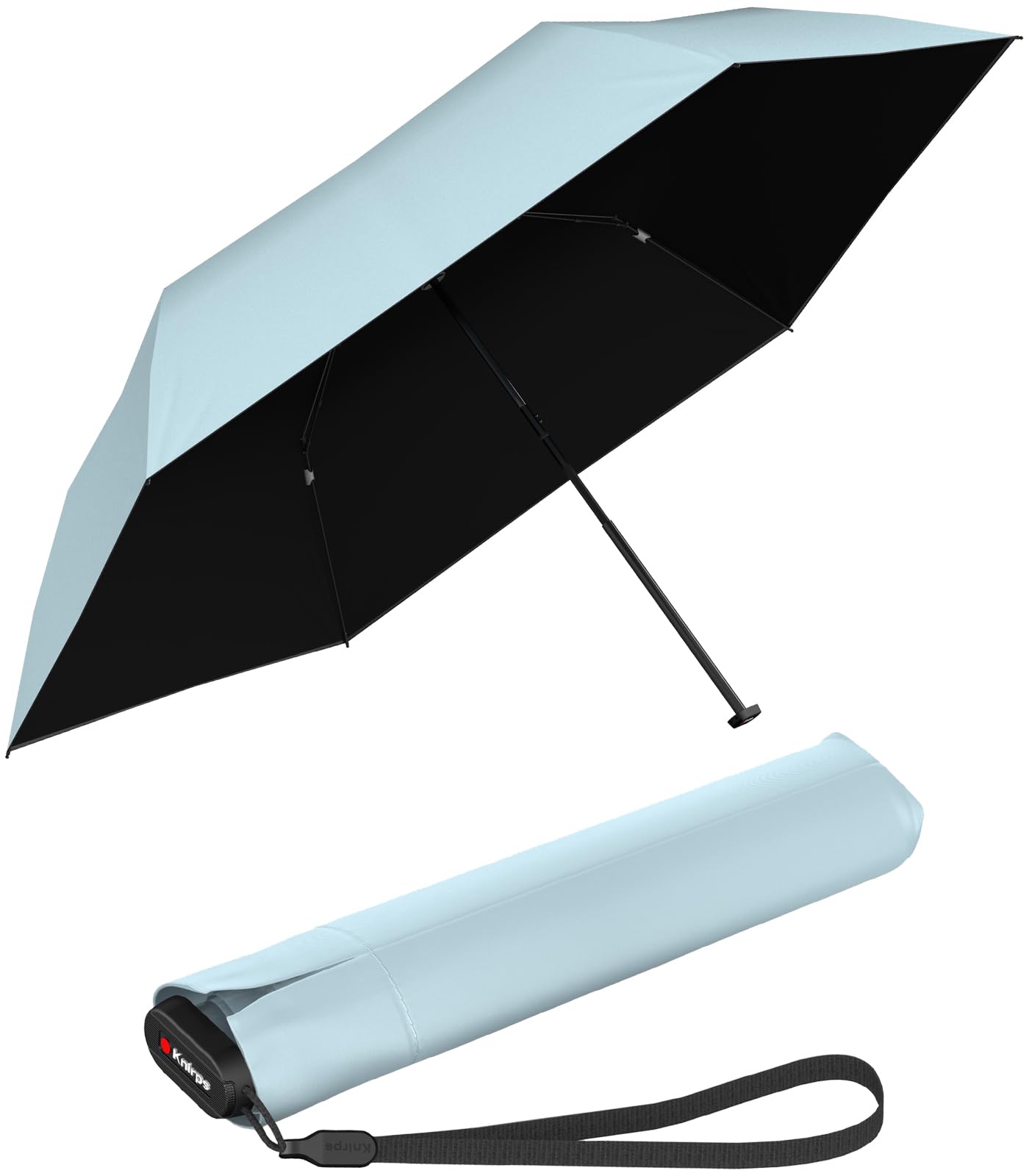 Knirps Taschenschirm US.050 Ultra Light Slim Manual mit UV- und Hitzeschutz - Ice