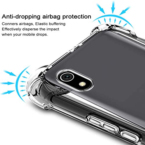 Image of NISHTECH for Redmi 7A Flexible Crystal Clear TPU Soft Back Cover with Cushioned Edges for Ultimate Protection