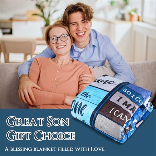 Gifts-for-Son-Birthday-Gifts-to-Son-to-My-Amazing-Son-Blanket-with-Many-Great-Words-Blanket-Gifts-for-Son-Graduation-for-Son-Throw-Blanket-50x60