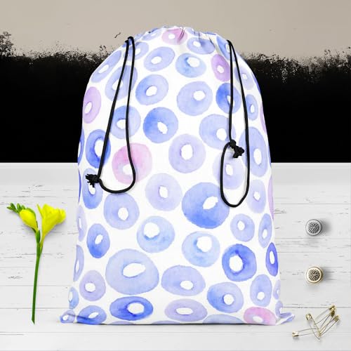 Image of ArtzFolio Watercolor Drops D4 | Reusable Sack Bag | Bag for Gym, Storage, Vegetable & Travel