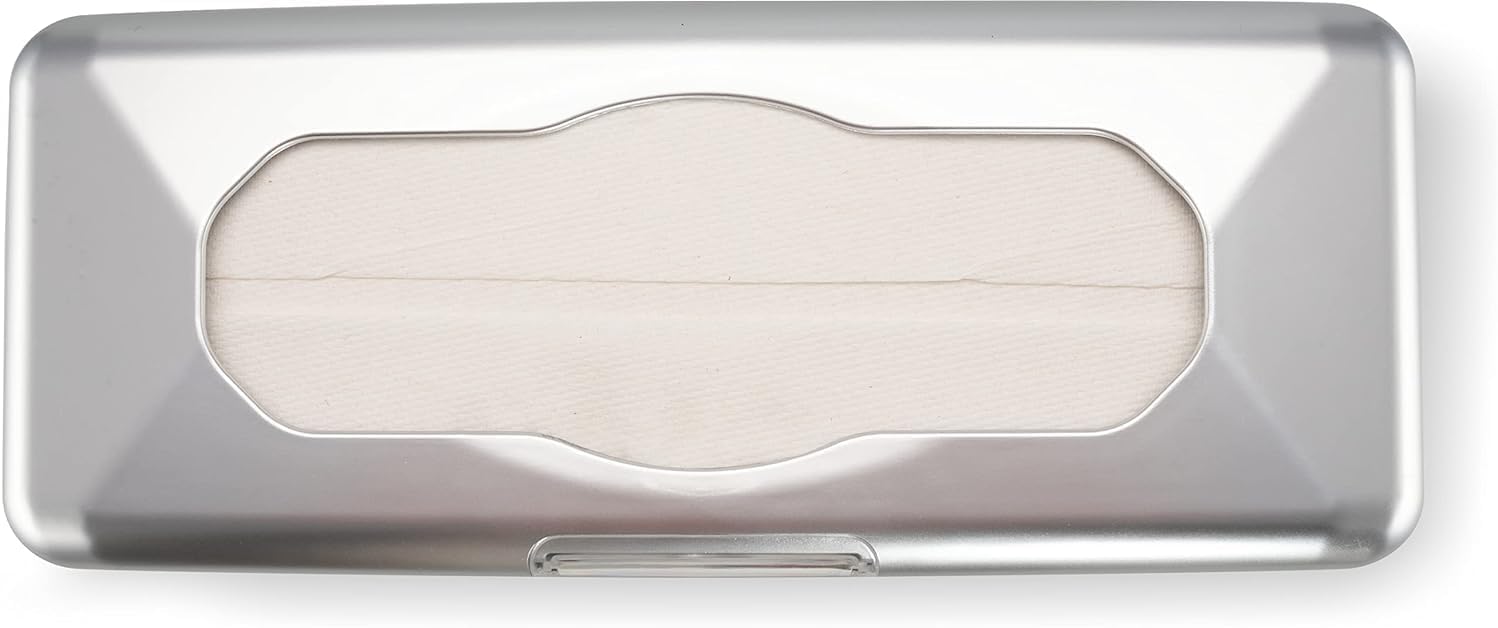 San Jamar Countertop Paper Towel Dispenser Holds Multifold, C-Fold, Or Singlefold Towels for Bathroom, Restaurants, Cafes, Fast Food, Plastic, 9 X 12.25 X 6 Inches, Silver image 3