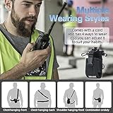 Airiton 3 in1 Radio Holster Holder Molle Radio Pouch Case Radio Strap for for Duty Belt, Adjustable Shoulder Strap Fits for BaoFeng 5RM UV-5R UV-21R F8HP UV-K5(8) Walkie Talkies - Image 3