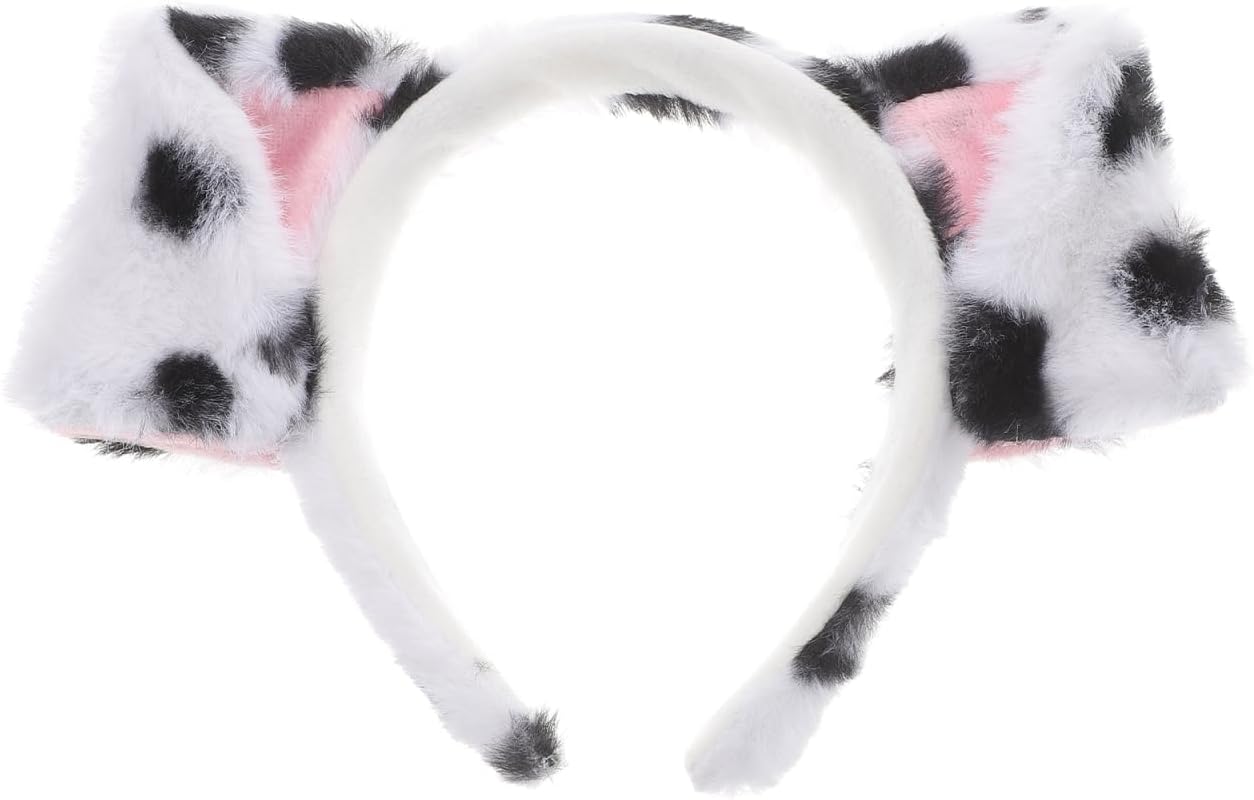 UPKOCH Dog Ears Headband Dalmatian Puppy Ear Headband Cosplay Costume Accessory for Animal Parties
