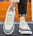 Men's Striped Color Block Skateboard Shoes Lace Up Breathable Outdoor Walking Wandering Street Jogging All Seasons (Milan,12)