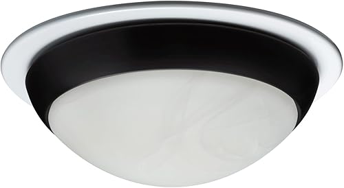 Miniatura 2 de Broan NuTone Roomside Series 80 CFM - Extractor decorativo tradicional para baños, ventilador de baño con luz, negro mate
