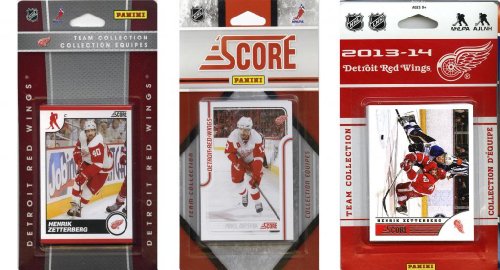 C&I Collectables NHL Detroit Red Wings 3 Different Licensed Trading Card Team Sets