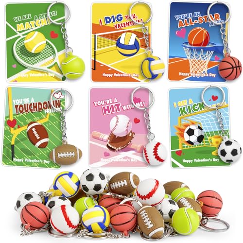 30pcs Soccer Football Keychains Sports Party Favors For Boy Backpacks