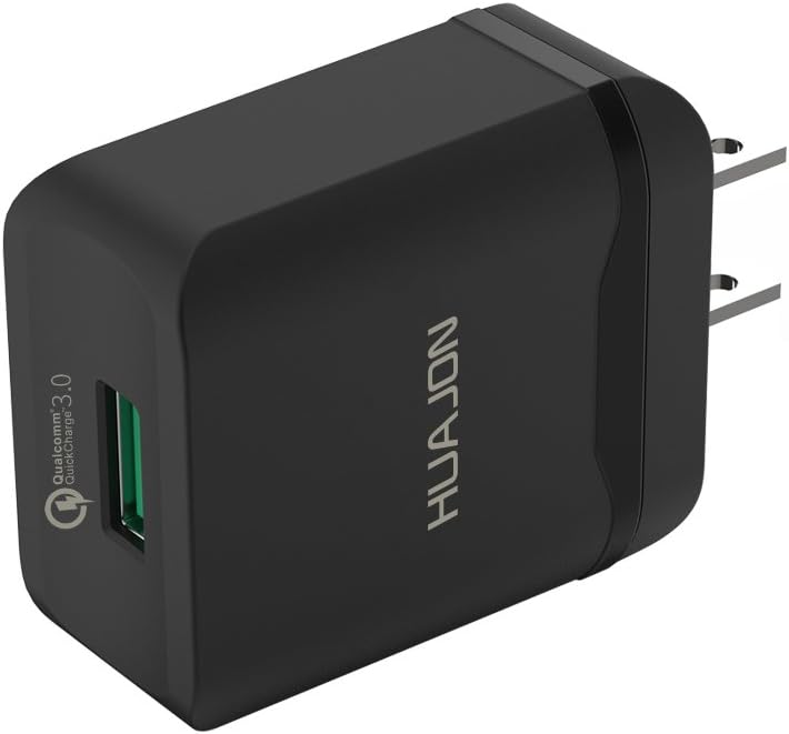 Quick Charge 3.0 USB Wall Charger 18W Qualcomm Certified QC3.0 Fast Charging for Samsung Galaxy S9 S8 Plus S7 Edge Note 8 LG G6 G5 V30 iPhone iPad Tablets and More